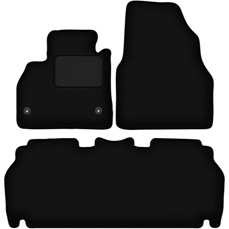 immagine 0 del prodotto tappetini in velluto nero per renault kangoo express kombivan 2021 