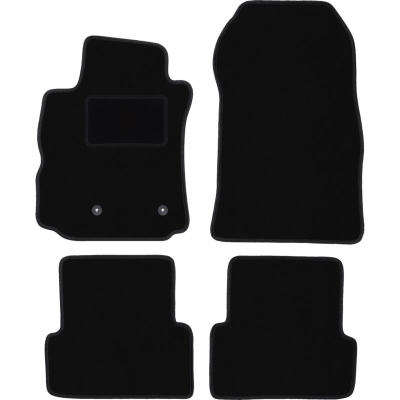 foto del prodotto tappetini in velluto nero per renault modus monovolume 2004 2012 