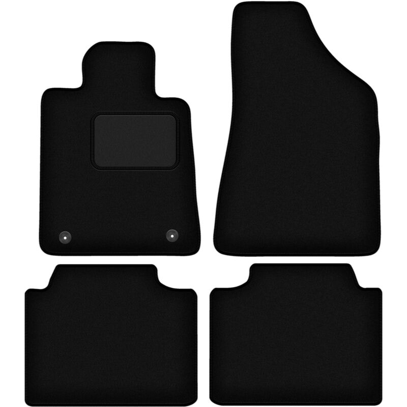 foto del prodotto tappetini in velluto nero per renault safrane liftback 1992 2000 