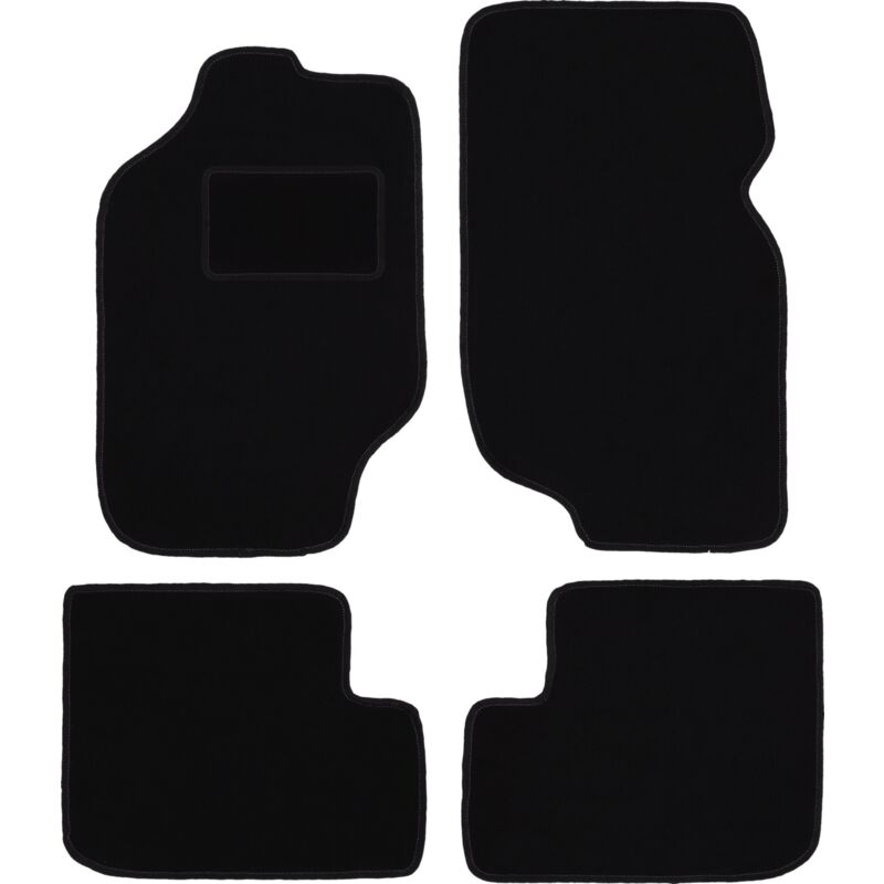 foto del prodotto tappetini in velluto nero per rover 200 hatchback 2000 2005 
