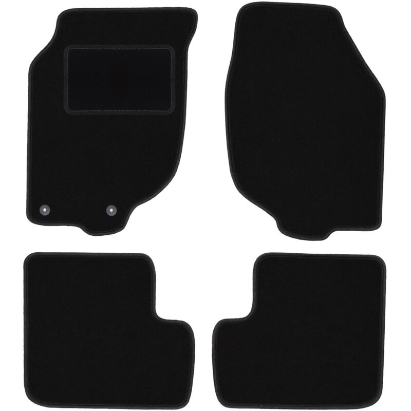 foto del prodotto tappetini in velluto nero per rover 25 hatchback 1999 2005 