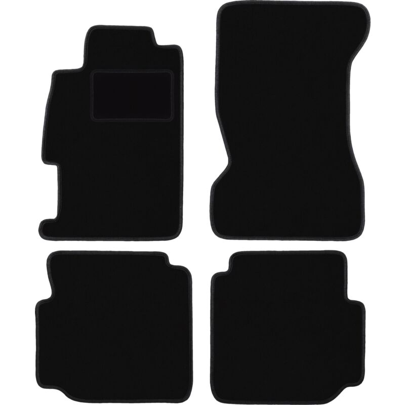 foto del prodotto tappetini in velluto nero per rover 600 618 620 623 berlina 1993 1999 