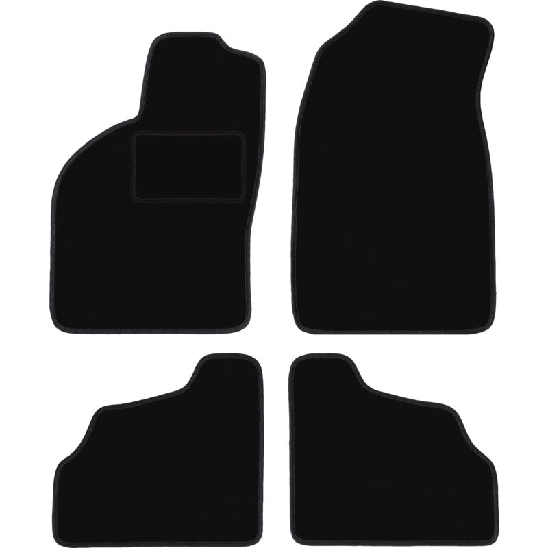 foto del prodotto tappetini in velluto nero per saab 9 3 i aero, liftback, berlina 1998 2002 