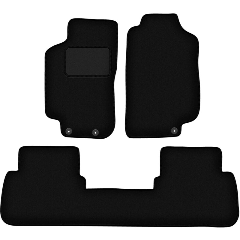 foto del prodotto tappetini in velluto nero per saab 9 5 i station wagon, berlina 1997 2009 