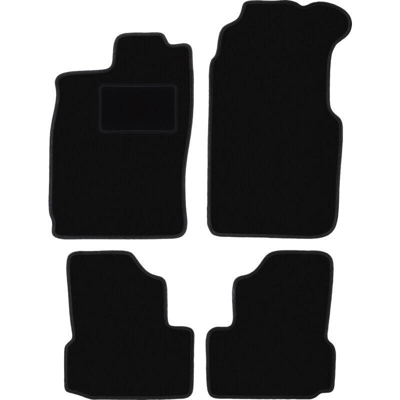 foto del prodotto tappetini in velluto nero per saab 900 ii cabrio 1994 1995 