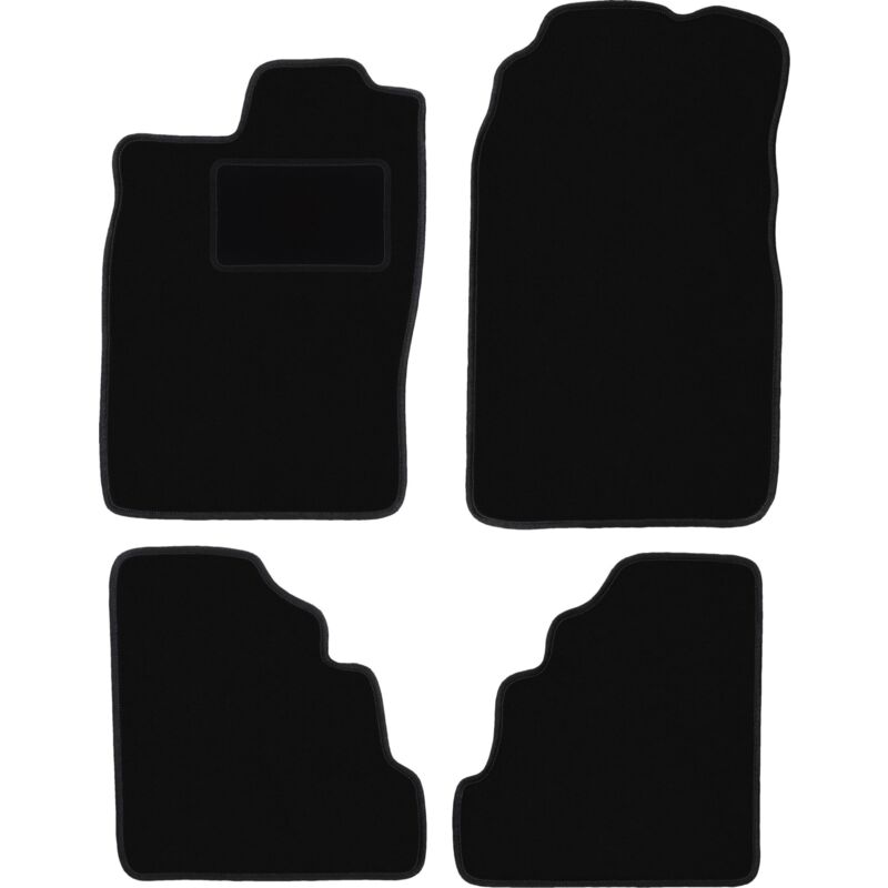 foto del prodotto tappetini in velluto nero per saab 900 ii hatchback, liftback 1994 1998 