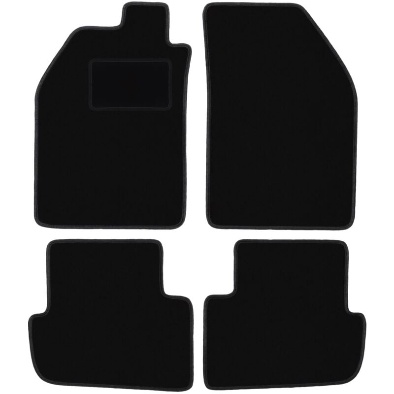 foto del prodotto tappetini in velluto nero per saab 9000 berlina 1984 1991 