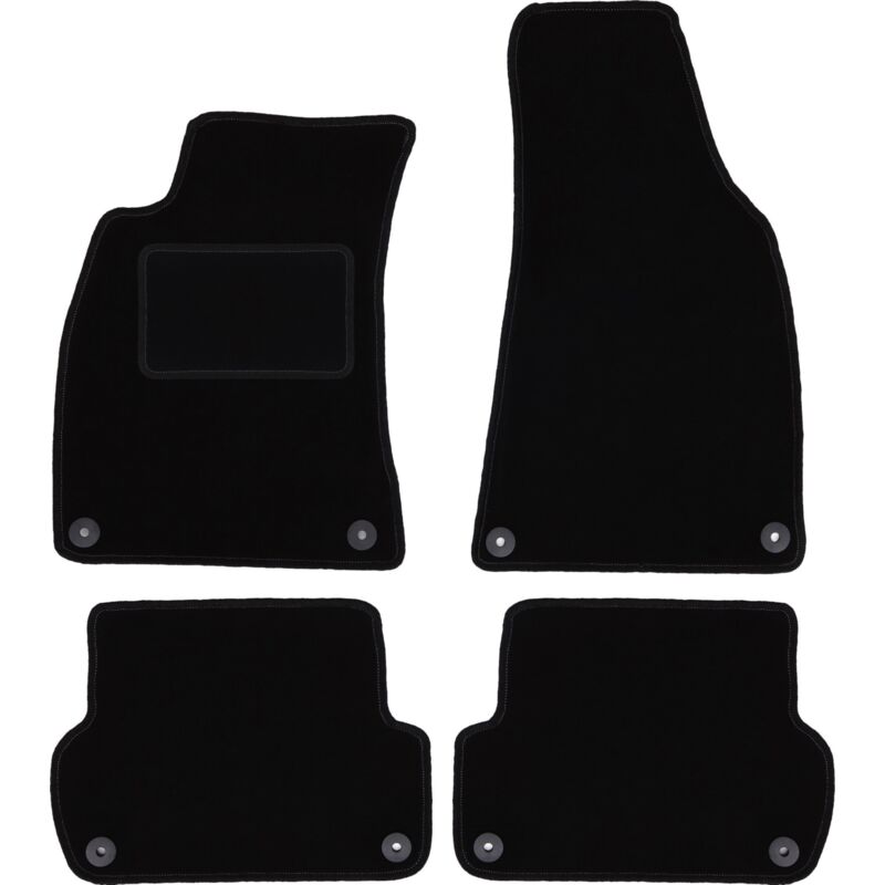 foto del prodotto tappetini in velluto nero per seat exeo berlina, station wagon 2008 2015 