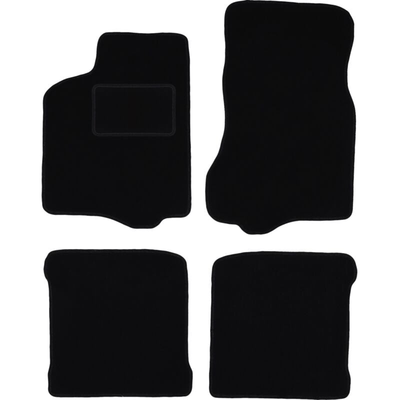 foto del prodotto tappetini in velluto nero per seat ibiza ii hatchback 1993 2001 