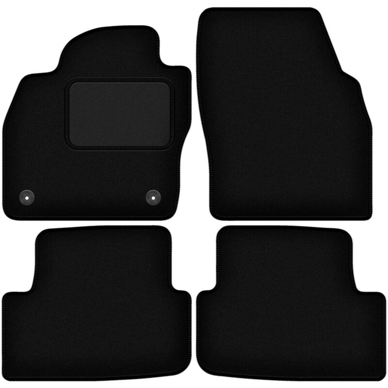 foto del prodotto tappetini in velluto nero per seat ibiza v hatchback 2017 