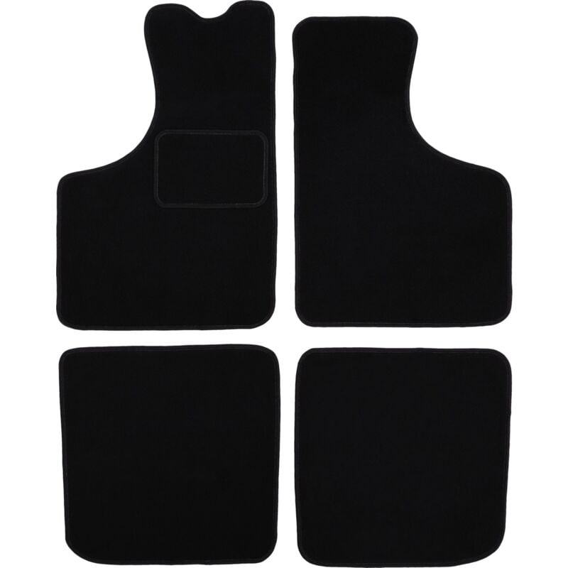 foto del prodotto tappetini in velluto nero per skoda 105 120 130 berlina 1976 1990 