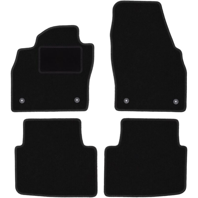 foto del prodotto tappetini in velluto nero per skoda scala hatchback 2019 
