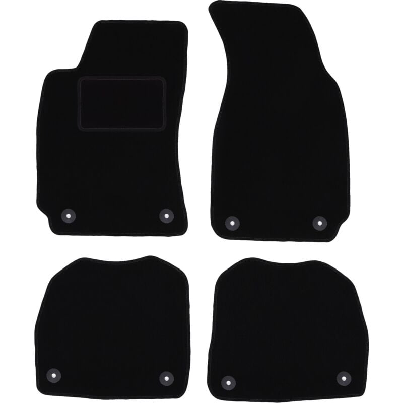 foto del prodotto tappetini in velluto nero per skoda superb i berlina 2001 2008 