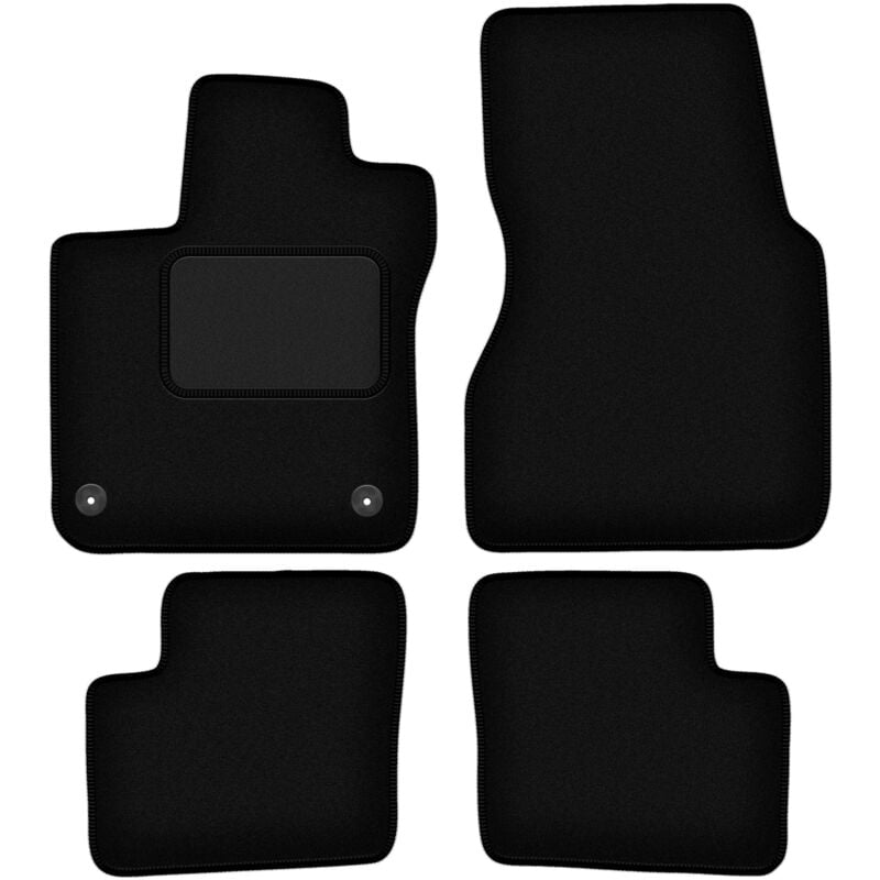 foto del prodotto tappetini in velluto nero per smart forfour ii hatchback 2014 