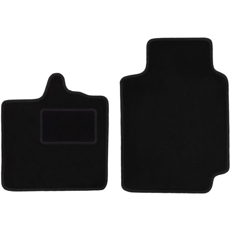 foto del prodotto tappetini in velluto nero per smart fortwo i hatchback 1998 2007 
