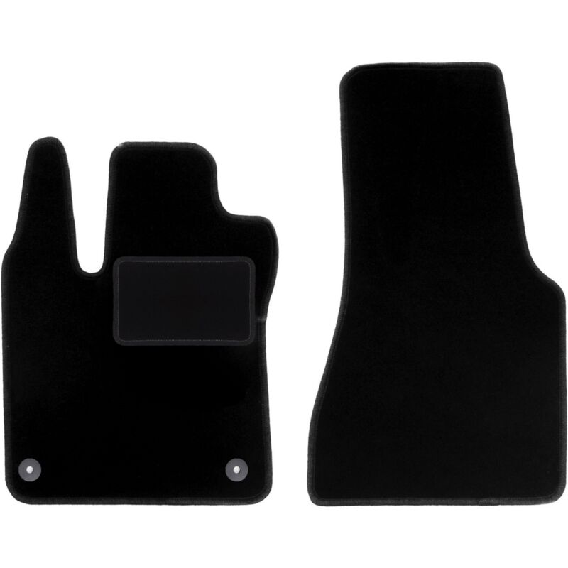 foto del prodotto tappetini in velluto nero per smart fortwo iii hatchback 2014 2020 