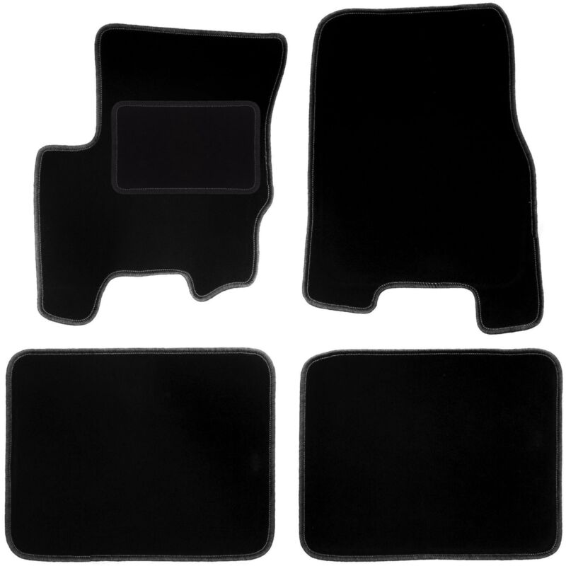 immagine 0 del prodotto tappetini in velluto nero per ssangyong korando ii kj suv 1998 2006 