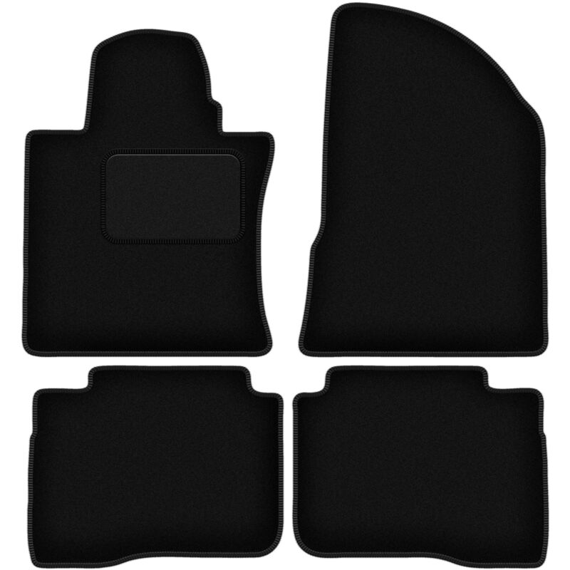 foto del prodotto tappetini in velluto nero per ssangyong korando iv suv 2019 
