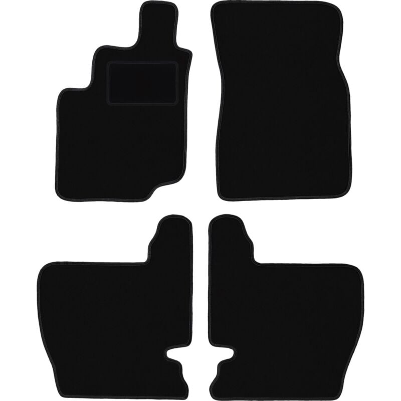 foto del prodotto tappetini in velluto nero per ssangyong musso suv 1993 2005 