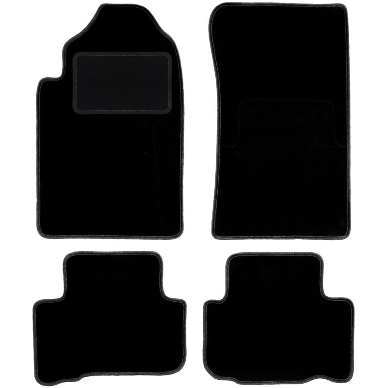 foto del prodotto tappetini in velluto nero per ssangyong rexton ii suv 2006 2012 
