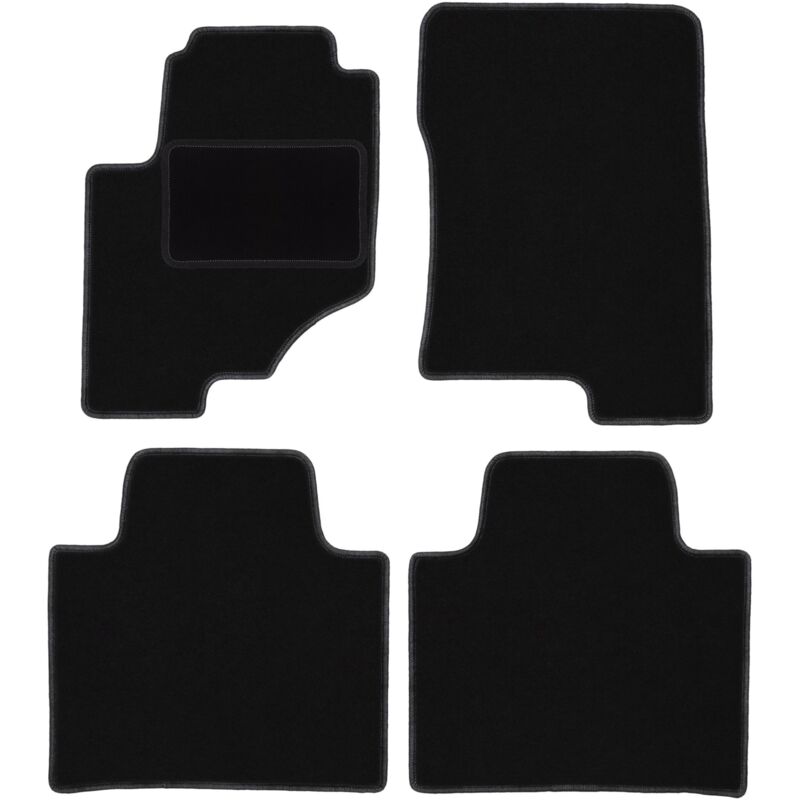 foto del prodotto tappetini in velluto nero per ssangyong rexton ii suv 2017 