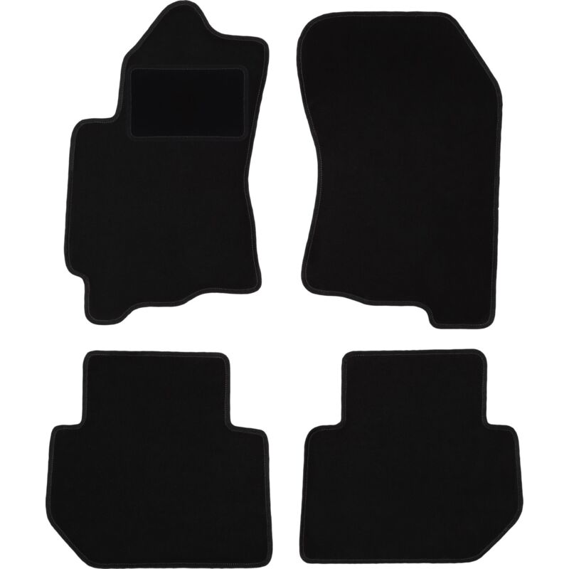 foto del prodotto tappetini in velluto nero per subaru b9 tribeca suv 2009 2009 