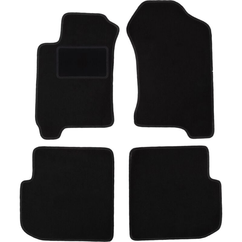 foto del prodotto tappetini in velluto nero per subaru forester i crossover 1997 2002 