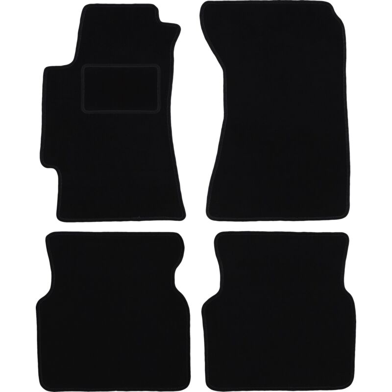 foto del prodotto tappetini in velluto nero per subaru impreza ii gd berlina, station wagon 2000 2007 