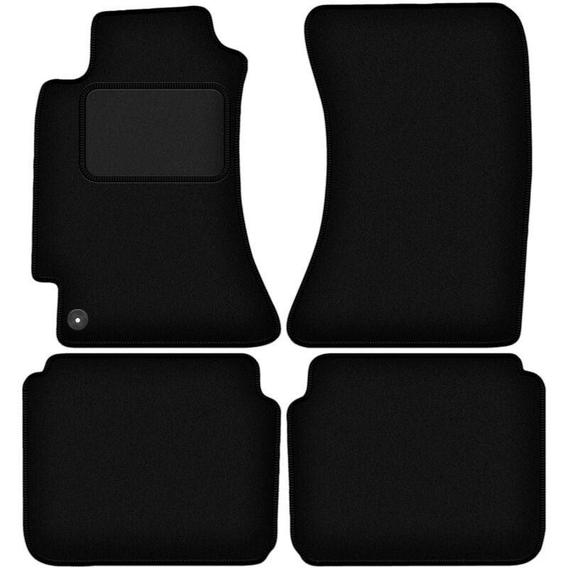 foto del prodotto tappetini in velluto nero per subaru legacy iii b4 station wagon, berlina 1998 2003 