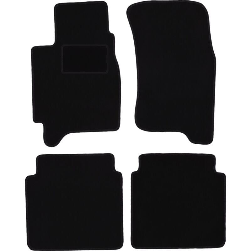 foto del prodotto tappetini in velluto nero per subaru outback ii station wagon, berlina 1999 2004 