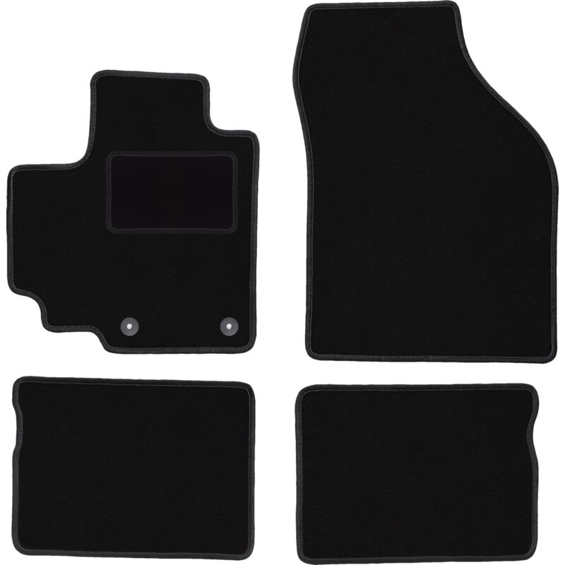 foto del prodotto tappetini in velluto nero per suzuki celerio hatchback 2014 