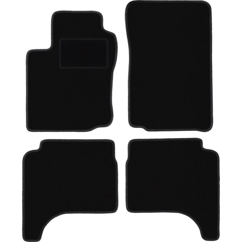 foto del prodotto tappetini in velluto nero per suzuki grand vitara i suv 1998 2005 