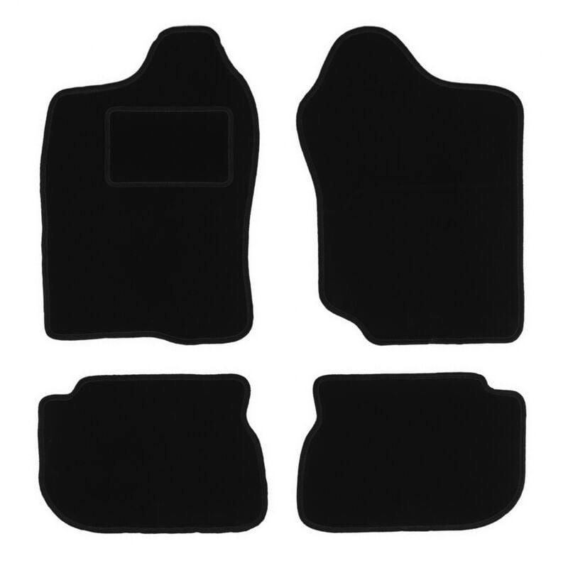 foto del prodotto tappetini in velluto nero per suzuki jimny suv 1998 2007 
