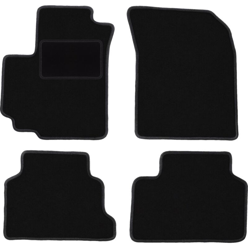 foto del prodotto tappetini in velluto nero per suzuki swift v 5d hatchback 2010 2016 