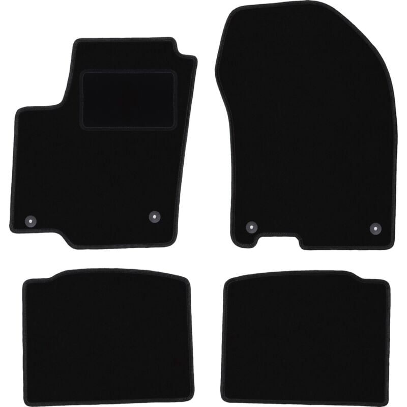 foto del prodotto tappetini in velluto nero per suzuki sx 4 s cross crossover 2013 