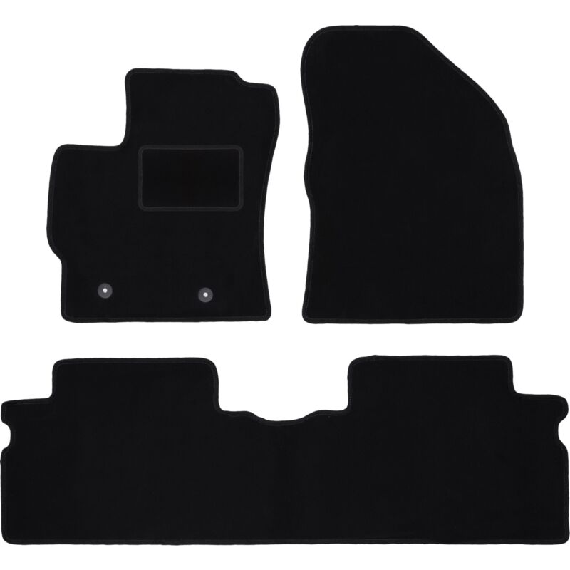 foto del prodotto tappetini in velluto nero per toyota auris i hatchback 2006 2013 