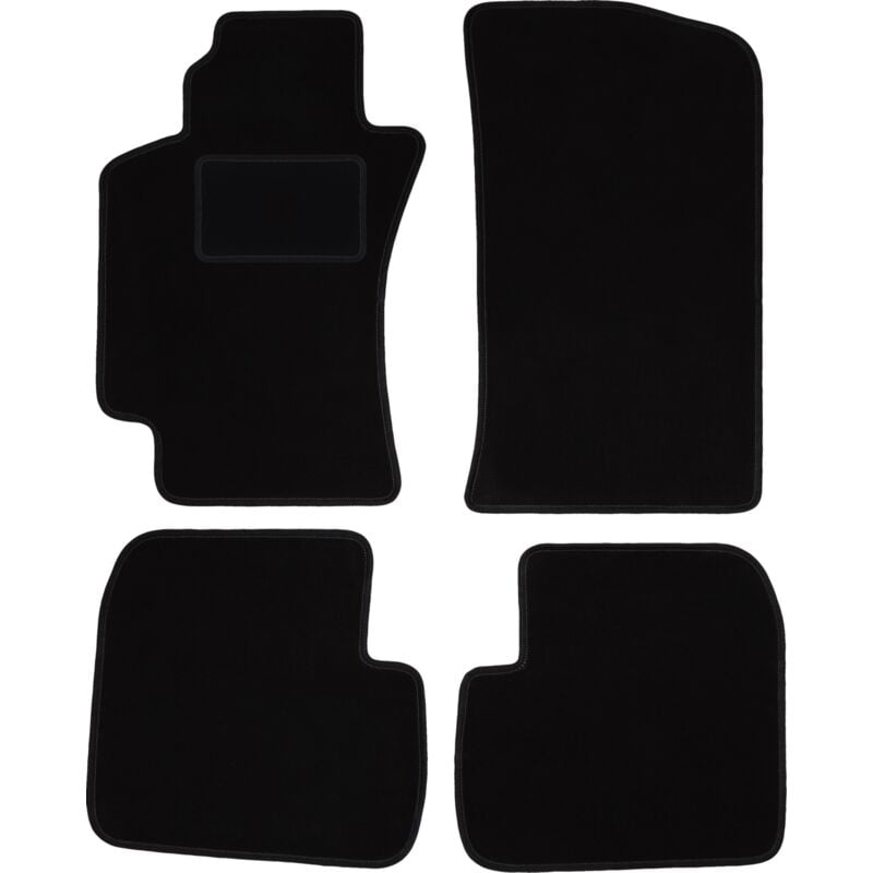 foto del prodotto tappetini in velluto nero per toyota avensis i t22 berlina, station wagon, liftback, hatchback 1997 2003 