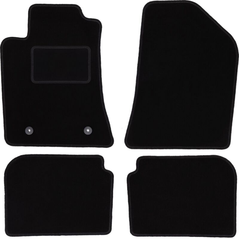 foto del prodotto tappetini in velluto nero per: toyota avensis ii t25 station wagon, liftback, berlina (2003-2009)