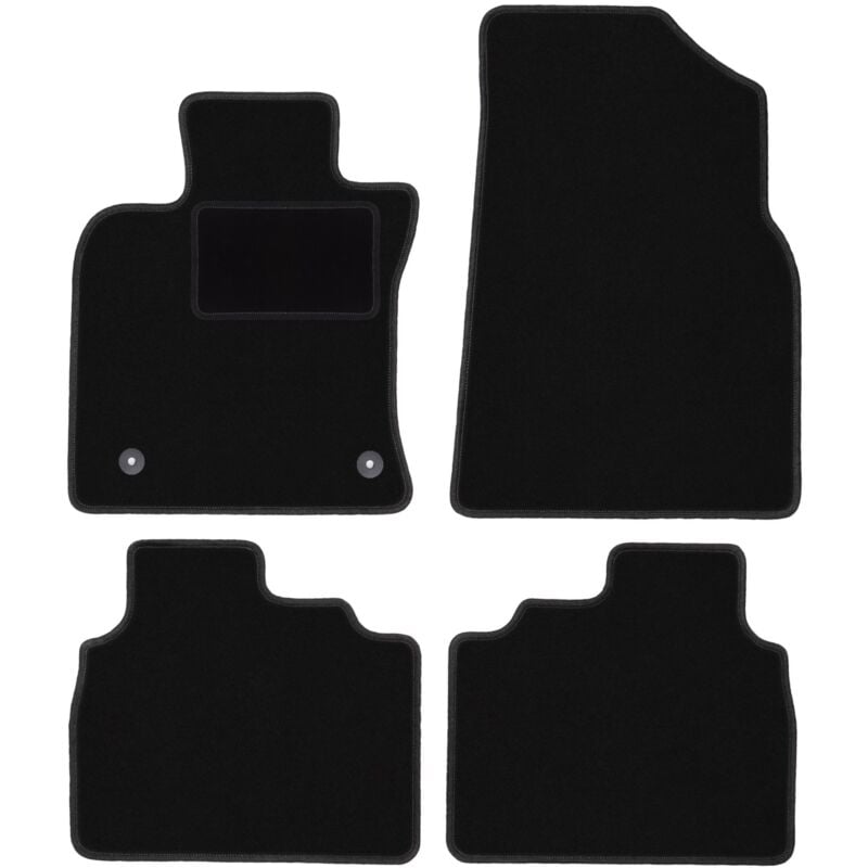 foto del prodotto tappetini in velluto nero per toyota camry ix berlina 2017 
