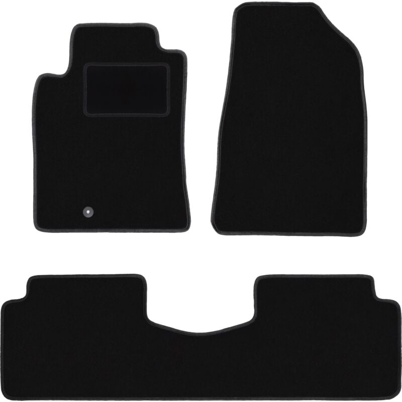 foto del prodotto tappetini in velluto nero per toyota camry v berlina 1996 2001 