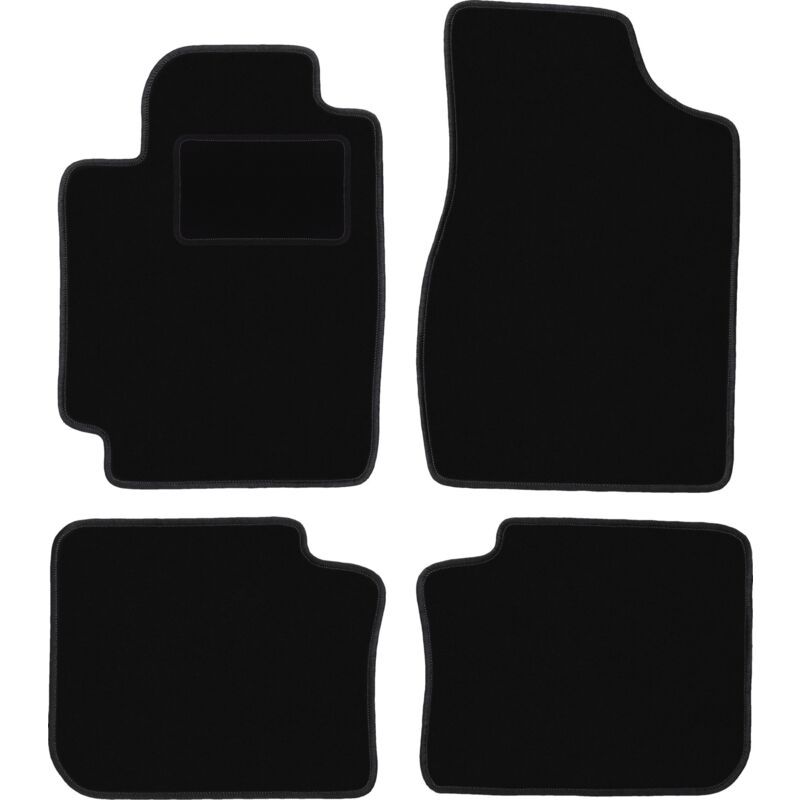 foto del prodotto tappetini in velluto nero per toyota camry vi berlina 2001 2006 