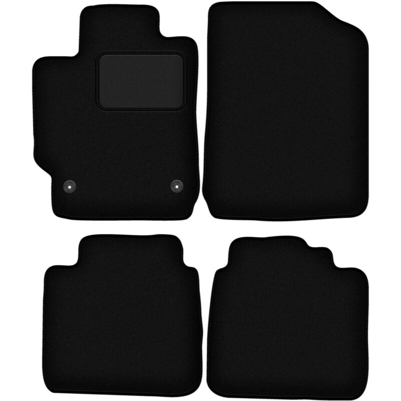 foto del prodotto tappetini in velluto nero per toyota camry vii berlina 2007 2011 