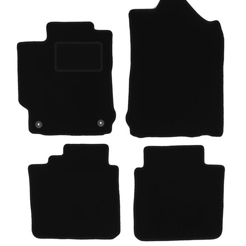 foto del prodotto tappetini in velluto nero per toyota camry viii xv50 berlina 2011 2018 