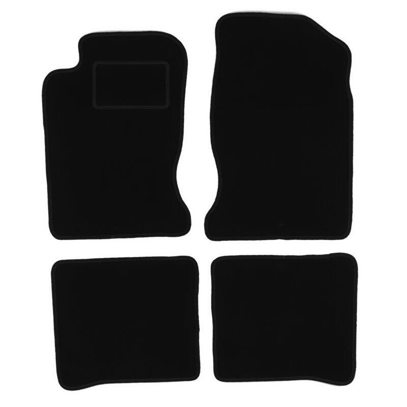 foto del prodotto tappetini in velluto nero per toyota carina e station wagon, berlina 1992 1998 