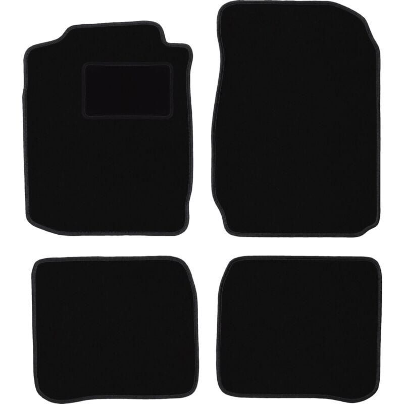 foto del prodotto tappetini in velluto nero per toyota corolla e11 hatchback 1997 2001 