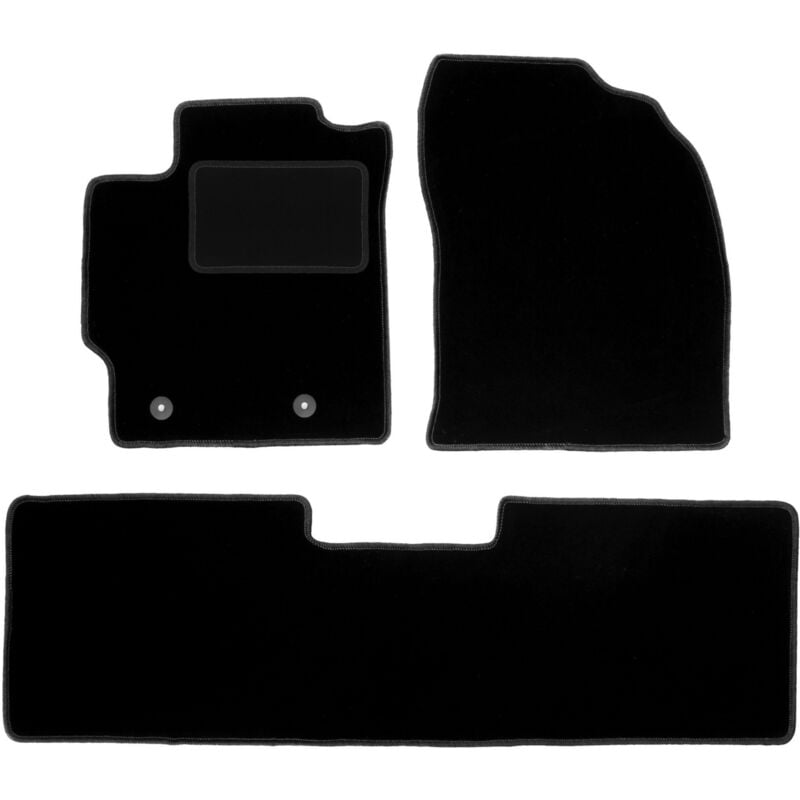 foto del prodotto tappetini in velluto nero per toyota corolla e16 berlina, hatchback 2013 2019 