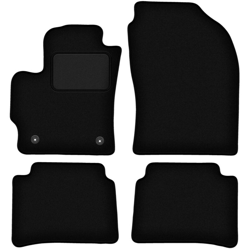 foto del prodotto tappetini in velluto nero per toyota corolla e21 hatchback 2019 
