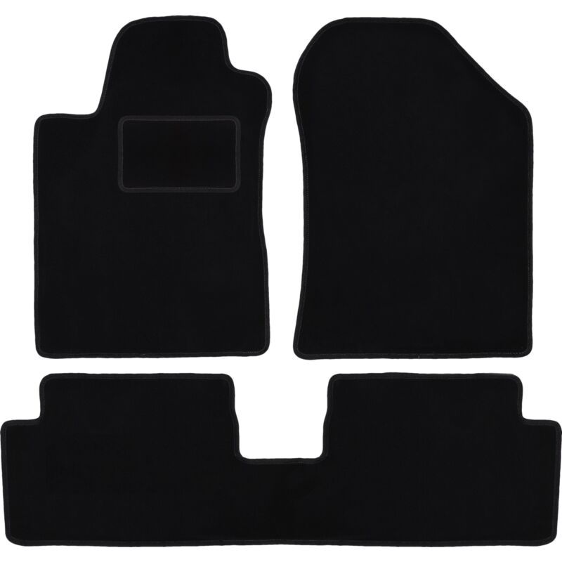foto del prodotto tappetini in velluto nero per toyota corolla verso ii minivan 2004 2009 