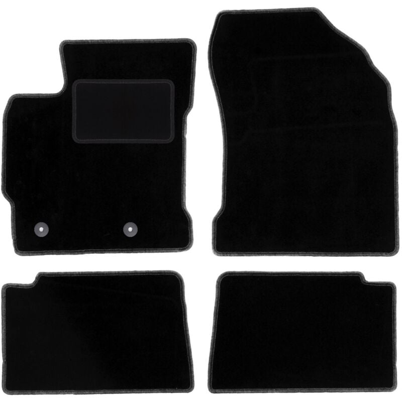 foto del prodotto tappetini in velluto nero per toyota corolla xi e16 hatchback, berlina 2013 2019 