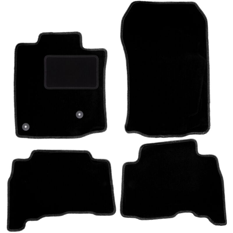 foto del prodotto tappetini in velluto nero per toyota land cruiser j150 fuoristrada 2009 